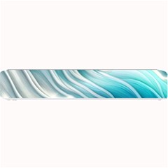 Pastel Blue Ocean Waves Iii Small Bar Mat by GardenOfOphir