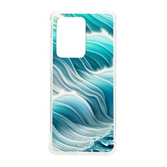 Pastel Blue Ocean Waves Iii Samsung Galaxy S20 Ultra 6 9 Inch Tpu Uv Case by GardenOfOphir