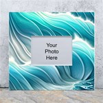 Pastel Blue Ocean Waves Iii White Wall Photo Frame 5  x 7  Front