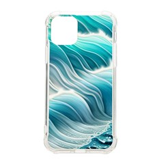 Pastel Blue Ocean Waves Iii Iphone 11 Pro 5 8 Inch Tpu Uv Print Case by GardenOfOphir