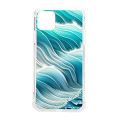 Pastel Blue Ocean Waves Iii Iphone 11 Pro Max 6 5 Inch Tpu Uv Print Case by GardenOfOphir