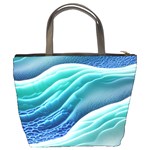 Pastel Beach Wave I Bucket Bag Back