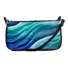 Pastel Beach Wave I Shoulder Clutch Bag by GardenOfOphir