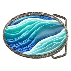 Pastel Beach Wave I Belt Buckles by GardenOfOphir