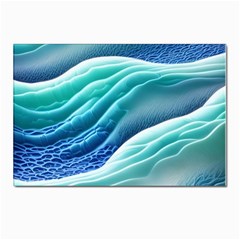 Pastel Beach Wave I Postcard 4 x 6  (pkg Of 10) by GardenOfOphir