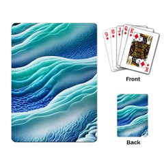 Pastel Beach Wave I Playing Cards Single Design (rectangle) by GardenOfOphir