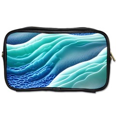 Pastel Beach Wave I Toiletries Bag (one Side) by GardenOfOphir