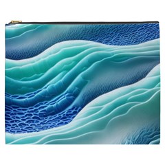 Pastel Beach Wave I Cosmetic Bag (xxxl) by GardenOfOphir