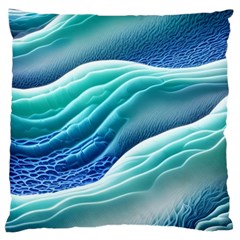 Pastel Beach Wave I Standard Premium Plush Fleece Cushion Case (one Side) by GardenOfOphir