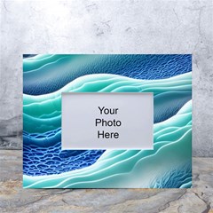 Pastel Beach Wave I White Tabletop Photo Frame 4 x6 