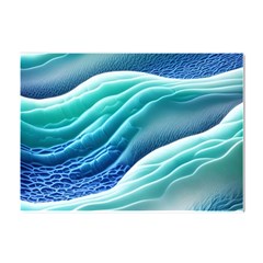 Pastel Beach Wave I Crystal Sticker (a4) by GardenOfOphir