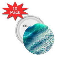 Pastel Beach Wave 1 75  Buttons (10 Pack) by GardenOfOphir