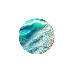 Pastel Beach Wave Golf Ball Marker (10 Pack) by GardenOfOphir