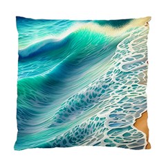 Pastel Beach Wave Standard Cushion Case (two Sides) by GardenOfOphir