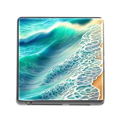 Pastel Beach Wave Memory Card Reader (square 5 Slot) by GardenOfOphir