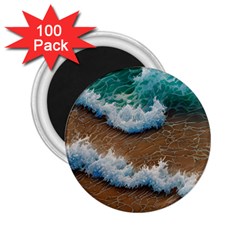 Abstract Waves Summertime On The Sea 2 25  Magnets (100 Pack)  by GardenOfOphir