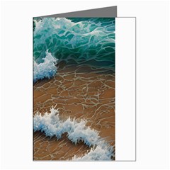 Abstract Waves Summertime On The Sea Greeting Cards (pkg Of 8) by GardenOfOphir