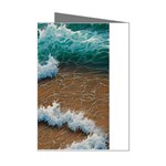 Abstract Waves Summertime On The Sea Mini Greeting Cards (Pkg of 8) Left