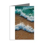 Abstract Waves Summertime On The Sea Mini Greeting Cards (Pkg of 8) Right