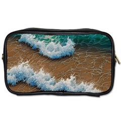 Abstract Waves Summertime On The Sea Toiletries Bag (one Side) by GardenOfOphir