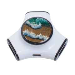 Abstract Waves Summertime On The Sea 3-port Usb Hub by GardenOfOphir