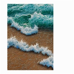 Abstract Waves Summertime On The Sea Small Garden Flag (two Sides) by GardenOfOphir