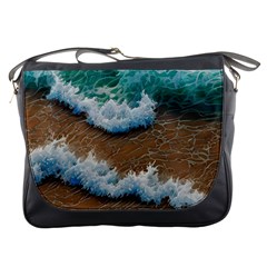 Abstract Waves Summertime On The Sea Messenger Bag by GardenOfOphir