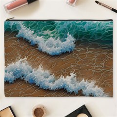 Abstract Waves Summertime On The Sea Cosmetic Bag (xxxl) by GardenOfOphir