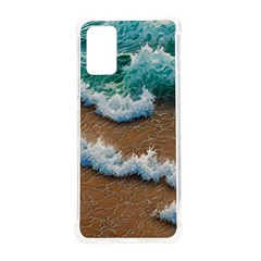 Abstract Waves Summertime On The Sea Samsung Galaxy S20plus 6 7 Inch Tpu Uv Case