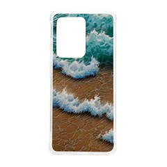 Abstract Waves Summertime On The Sea Samsung Galaxy S20 Ultra 6 9 Inch Tpu Uv Case by GardenOfOphir