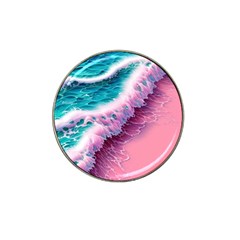 Summer Waves In Pink Ii Hat Clip Ball Marker