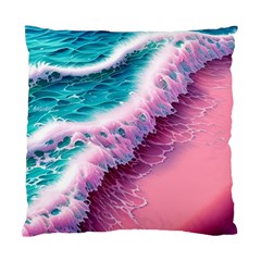 Summer Waves In Pink Ii Standard Cushion Case (One Side)