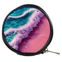 Summer Waves In Pink Ii Mini Makeup Bag