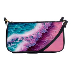 Summer Waves In Pink Ii Shoulder Clutch Bag