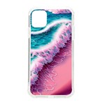 Summer Waves In Pink Ii iPhone 11 TPU UV Print Case Front