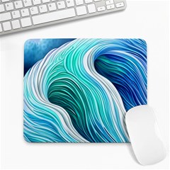 The Power Of The Ocean Iii Large Mousepad by GardenOfOphir