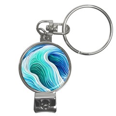 The Power Of The Ocean Iii Nail Clippers Key Chain by GardenOfOphir