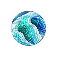 The Power Of The Ocean Iii Magnet 3  (round) by GardenOfOphir