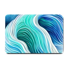 The Power Of The Ocean Iii Small Doormat by GardenOfOphir