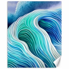 The Power Of The Ocean Iii Canvas 11  X 14  by GardenOfOphir