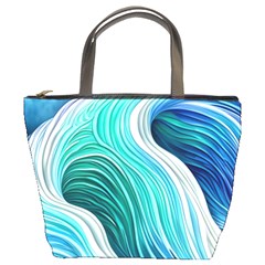 The Power Of The Ocean Iii Bucket Bag by GardenOfOphir