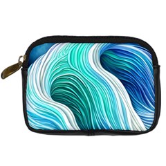 The Power Of The Ocean Iii Digital Camera Leather Case by GardenOfOphir