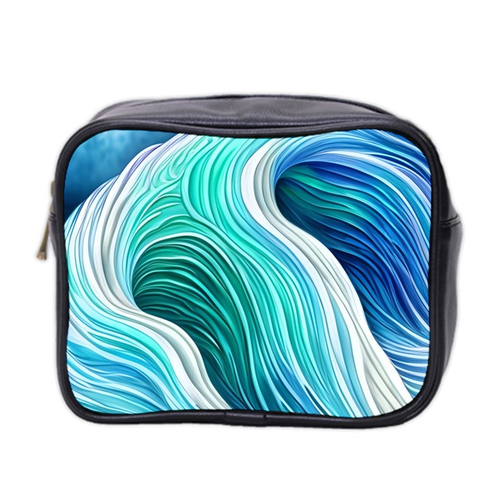 The Power Of The Ocean Iii Mini Toiletries Bag (Two Sides)