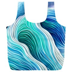 The Power Of The Ocean Iii Full Print Recycle Bag (xxxl) by GardenOfOphir