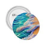 Waves At The Ocean s Edge 2.25  Buttons Front