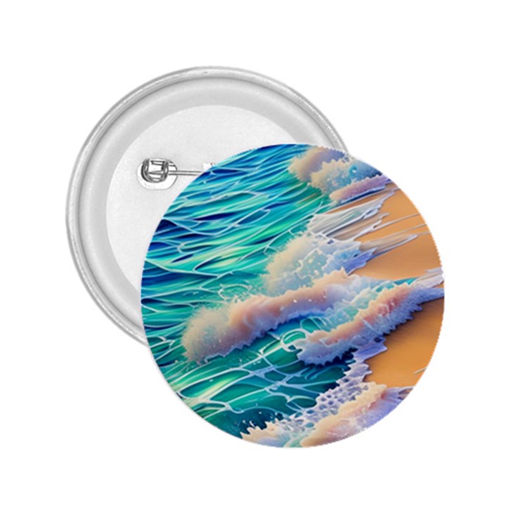 Waves At The Ocean s Edge 2.25  Buttons