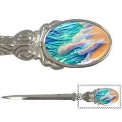 Waves At The Ocean s Edge Letter Opener by GardenOfOphir