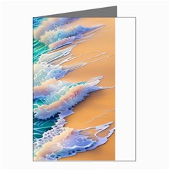 Waves At The Ocean s Edge Greeting Cards (pkg Of 8)