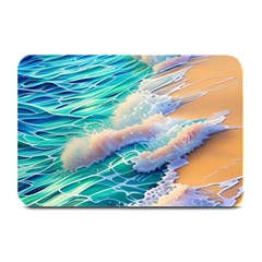 Waves At The Ocean s Edge Plate Mats by GardenOfOphir