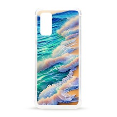 Waves At The Ocean s Edge Samsung Galaxy S20 6 2 Inch Tpu Uv Case by GardenOfOphir